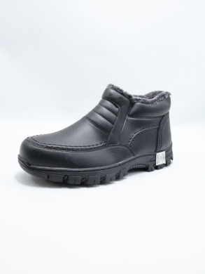 Botki męskie ocieplane (41-46) FL005-25 BLACK