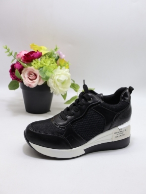 Buty sportowe damskie na koturnie (36-41) HQ260 BLACK