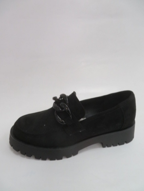 Mokasyny damskie na płaskim (36-41) DE1130S BLACK