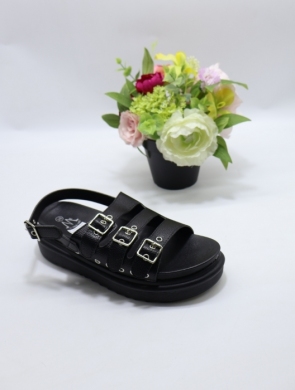 Sandały damskie na płaskim (36-41) NP132-1 BLACK