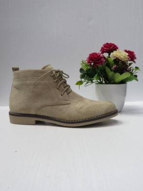 Botki damskie ocieplane na płaskim (36-41) B8211-5 BEIGE