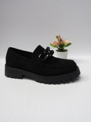 Mokasyny damskie na płaskim (36-41) DE1130S BLACK