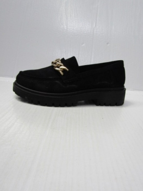 Mokasyny damskie na płaskim (36-41) TY409 BLACK/MIC