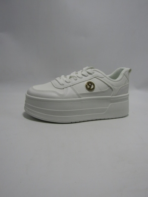 Buty sportowe damskie na płaskim (36-41) FA23-7 WHITE