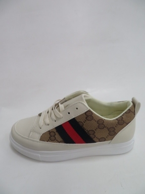 Trampki Damskie na koturnie (36-41) M975 BEIGE