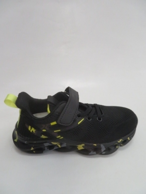 Buty sportowe dziewczęce (32-37) L321 BLACK/YELLOW