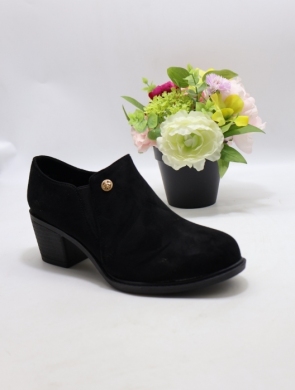 Półbuty damskie na obcasie (36-41) AGF-JX663-1 BLACK