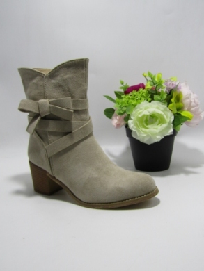 Botki damskie na obcasie (36-41) Y85 BEIGE