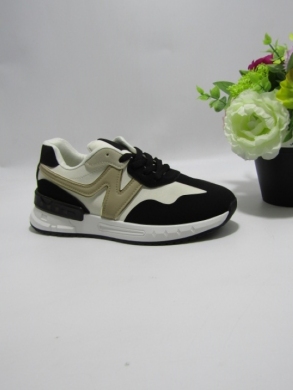 Buty sportowe damskie na płaskim (36-41) 9145 BLACK