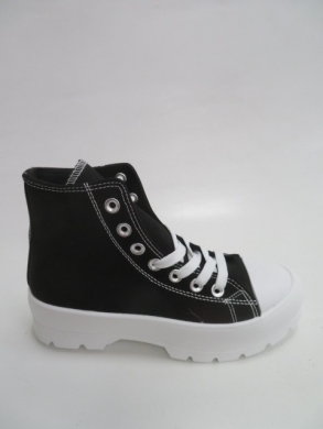 Trampki Damskie na koturnie (36-41) B0-707 BLACK