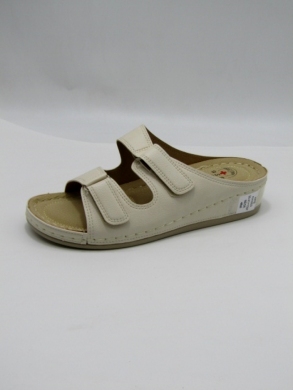 Klapki damskie na koturnie (36-41) FH1603 BEIGE