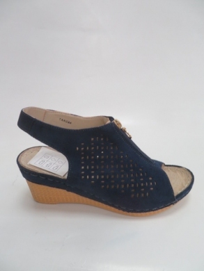 Sandały damskie na koturnie (36-41) 7AA224 NAVY