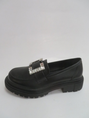 Mokasyny damskie na płaskim (36-41) 5613 BLACK