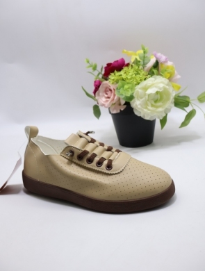Półbuty damskie na płaskim (36-41) 81212-3 KHAKI