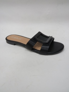 Klapki damskie na płaskim (36-41) 0-81 BLACK