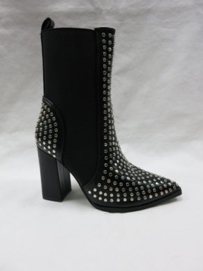 Botki damskie na obcasie (36-41) LA-205 BLACK