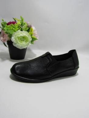 Półbuty damskie na płaskim (39-43) DTB2-3 BLACK