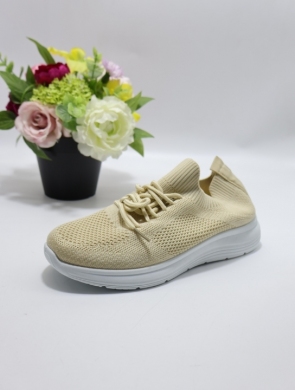 Buty sportowe damskie na płaskim (36-41) EV-366 BEIGE