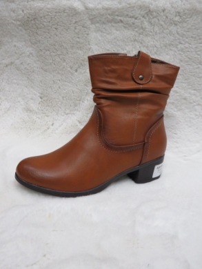 Botki damskie ocieplane na obcasie (36-41) 0-319 CAMEL