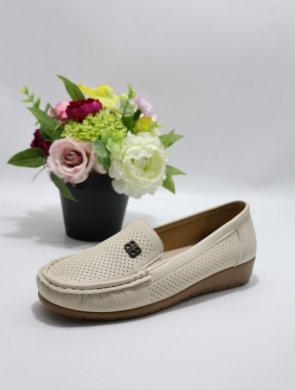 Półbuty damskie na koturnie (36-41) B3258 BEIGE