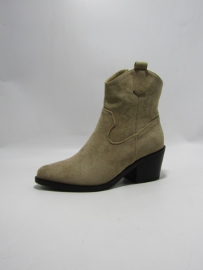 Botki damskie ocieplane na obcasie (36-41) AXHX-81 KHAKI