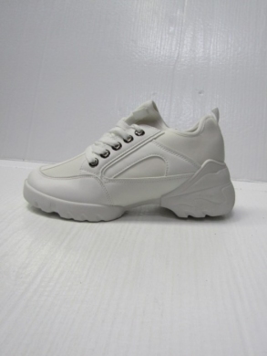 Buty sportowe damskie na płaskim (36-41) LA212 WHITE