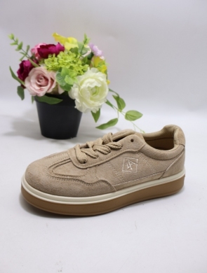Buty sportowe damskie na płaskim (36-41) V1001 KHAKI