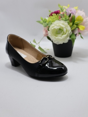Czółenki damskie na obcasie (36-41) 6253 BLACK