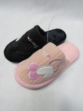Kapcie damskie ocieplane (36-41) F8-56 MIX