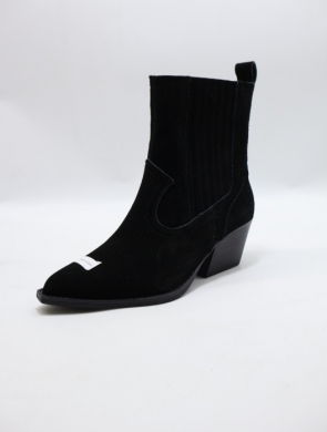 Botki damskie na obcasie (36-41) NC1139K BLACK