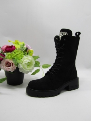 Botki damskie na obcasie (36-41) DE850S BLACK