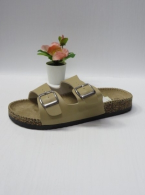 Klapki damskie na płaskim (36-41) FRS-73 BEIGE
