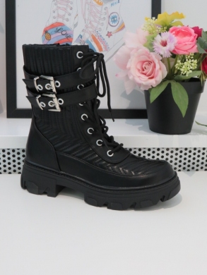 Trapery damskie ocieplane (36-41) LY216 BLACK