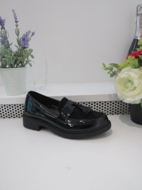 Mokasyny damskie na płaskim (36-41) 888-616 BLACK