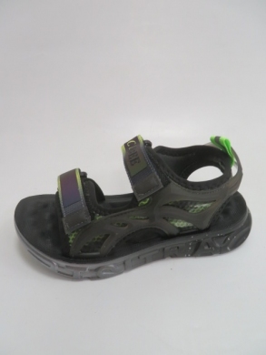 Sandały chłopięce (32-37) Z871A BLACK/GREEN