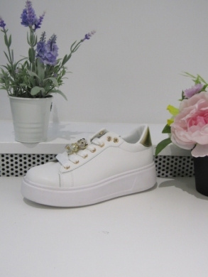Buty sportowe damskie na płaskim (36-41) EV392-1 GOLD