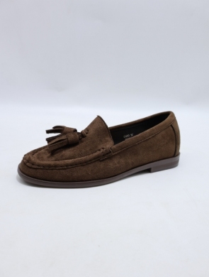 Mokasyny damskie na płaskim (36-41) G480 BROWN