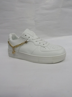 Buty sportowe damskie na płaskim (36-41) W-18 WHITE