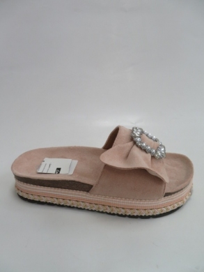 Klapki damskie na płaskim (36-41) TL8-67 PINK