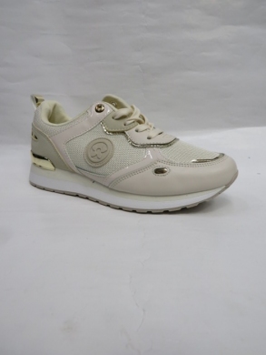 Buty sportowe damskie na płaskim (36-41) 0-746 BEIGE