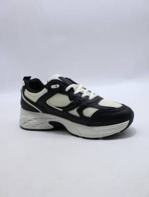 Buty sportowe damskie na płaskim (36-41) GG681 BLACK