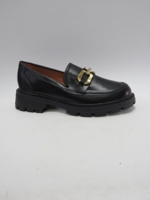 Mokasyny damskie na płaskim (36-41) W-218 BLACK