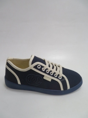 Tenisówki damskie na płaskim (36-41) NB385 DBLUE