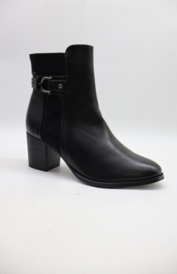 Botki damskie ocieplane na obcasie (36-41) BA-621 BLACK