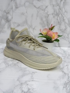 Buty sportowe damskie na płaskim (36-41) 9903 BEIGE