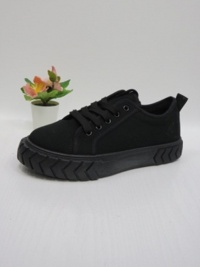 Buty sportowe damskie na płaskim (36-41) UB02 ALLBLACK