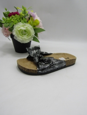 Klapki damskie na płaskim (36-41) DZ105 BLACK
