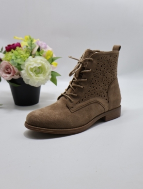 Botki damskie na płaskim (36-41) H2319-3 COFFE