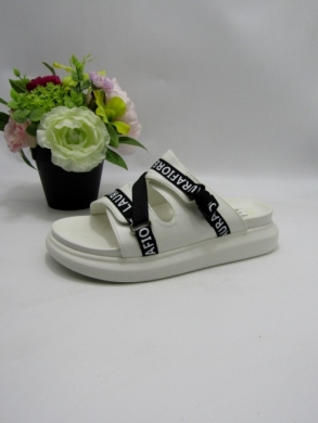 Klapki damskie na płaskim (36-41) 240038 WHITE