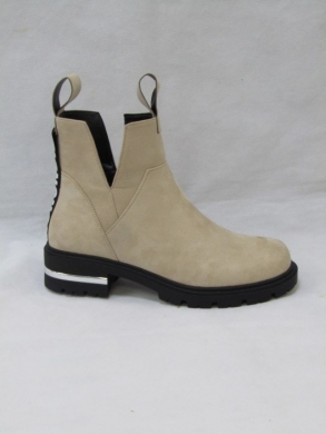 Botki damskie na płaskim (36-41) 1560 BEIGE